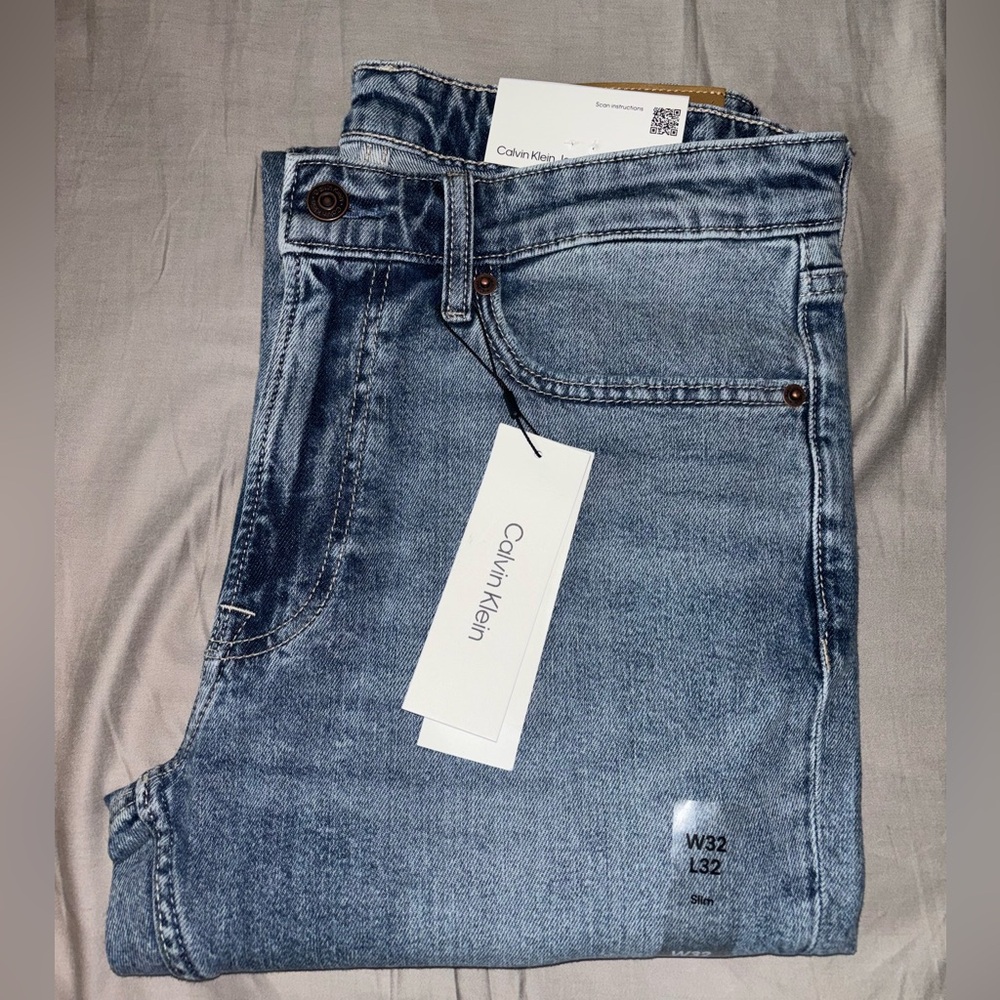 Calvin Klein Men's Blue Jeans